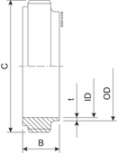 MALE PART IDF 25-316L