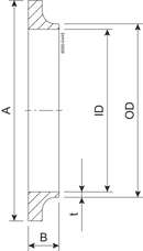 MALE PART SMS 38-316L