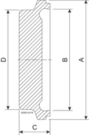 BLIND BNKS DN80 H3 1.4404