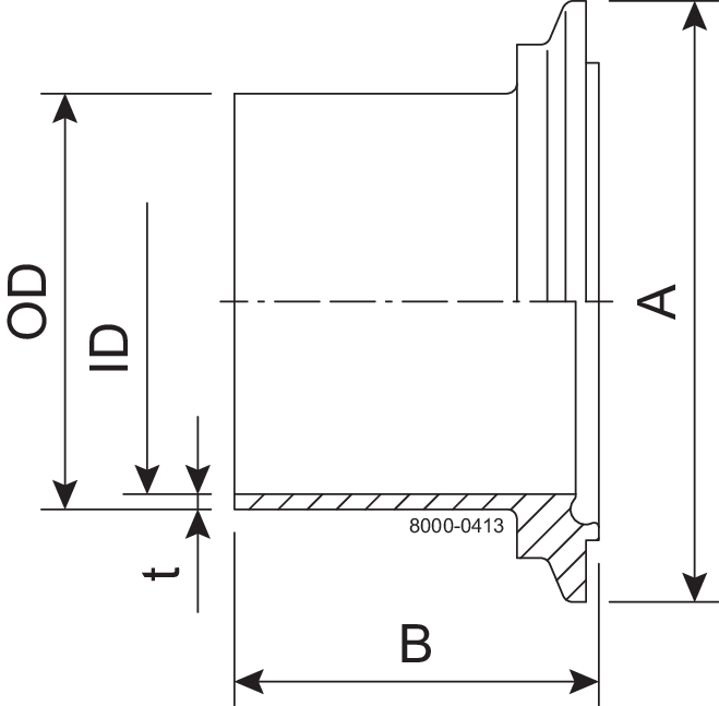 LINER BKS DN32 H3 1.4404