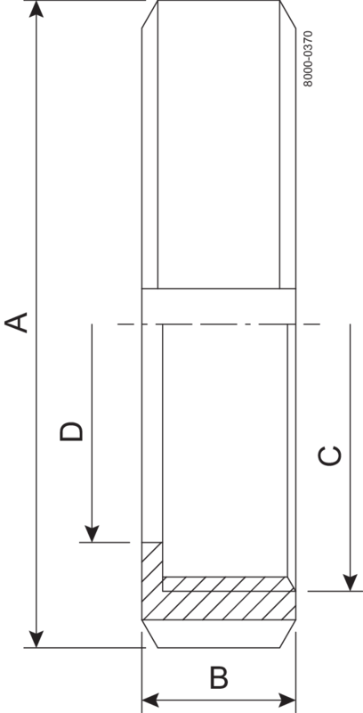 NUT F DN10 HSF0 1.4404
