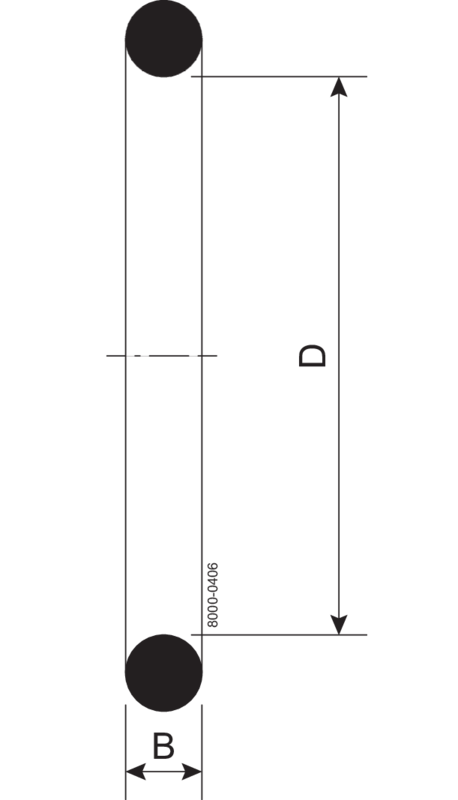 O-RING R DN20 FPM