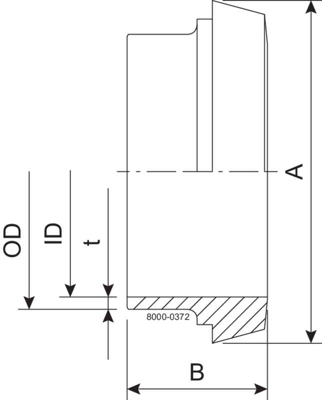 LINER SD DN10 HSF0 1.4404