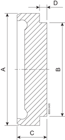 BLIND BBS DN10 H3 1.4404