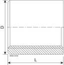 SOCKET  1"  RG 1.4404