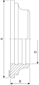 EXP RED. LINER 76.1-63.5-316L