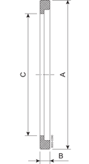GASKET FLANGE 101.6 EPDM
