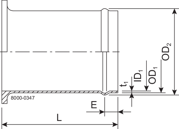 HOSE LINER 25-SB-316L