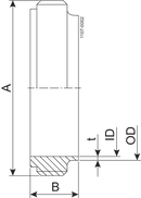 MALE PART ISO 38-316L