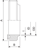 MALE PART SMS 76.1-304L