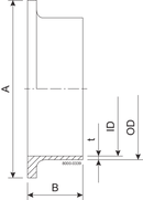 LINER LONG 101.6-316L