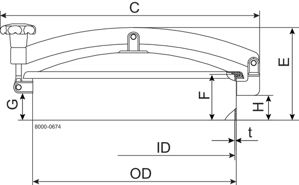 INSPECTION PORT.LKDC-454-100
