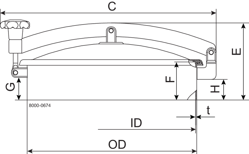 INSPECTION PORT LKDC-454-100