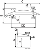 Access Tank Cover – Circular Type LKDC - LPB with plastic handles
