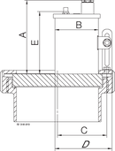 UNION SIGHT GLASS DN100 W