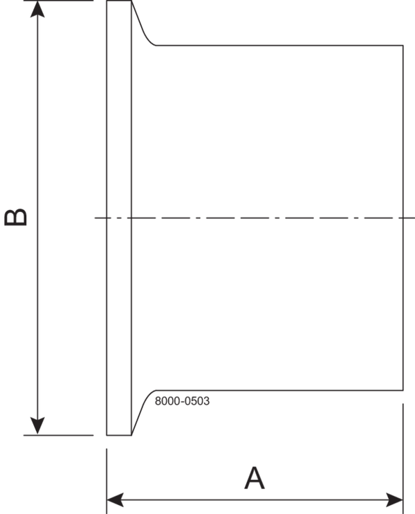 L14AM-1 1/2-316L-SF4 Type B