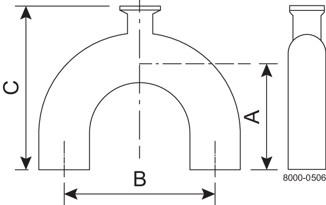 B2UMPBOA-1 X 1/2-316L-PL
