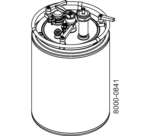 CARLSBERG FLASK 25L 6 BAR 304L